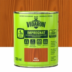 Impregnat do drewna ogrodowy 0.7 l Mahoń Vidaron