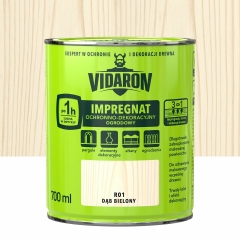 Impregnat do drewna ogrodowy 0.7 l Dąb Bielony Vidaron