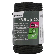 Sznurek papierowy 1 kg 3.5 mm x 20 m czarny Standers