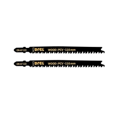 Brzeszczot do wyrzynarki T do drewna i PCV 90 mm 12/8TPI 2 szt. CON-AJT-1123 DREL