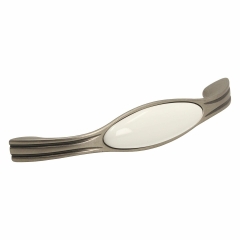 Uchwyt meblowy UP17 96 mm inox/ceramika