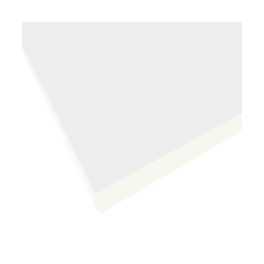 Półka ścienna meblowa biała 1.8x20x120 cm Floorpol