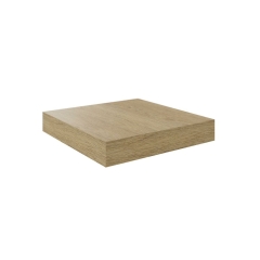 Półka ścienna samowisząca komorowa dąb santana 3.8x23x23.5 cm Spaceo