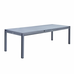Stół ogrodowy rozsuwany Odyssea 100x256/320 cm antracytowy Naterial