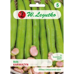 Bób ogrodowyKarmazyn SR nasiona 58g W. Legutko