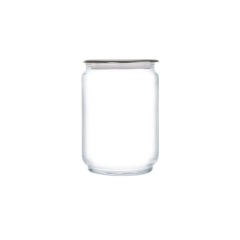 Słoik z pokrywką Plano 1000 ml szary Luminarc