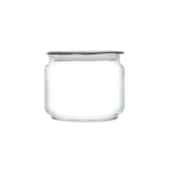 Słoik z pokrywką Plano 500 ml szary Luminarc