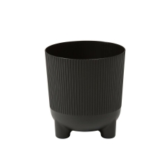 Osłonka doniczki Aria Jumper 18cm czarna Lamela