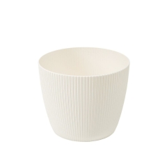 Osłonka doniczki Magnolia 16cm kremowa Lamela