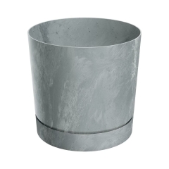 Osłonka doniczki Tubo 11cm szara Prosperplast