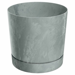 Osłonka doniczki Tubo 13cm szara Prosperplast