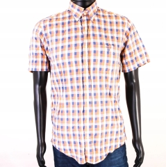 *T GANT Mens Shirt Short Sleeve Checks size M