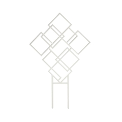 Podpórka do roślin 46 cm kwadraty bezbarwna Form-Plastic