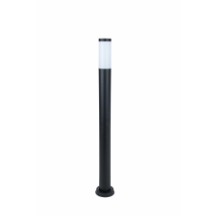 Lampa ogrodowa słupek Travis czarno-biała E27 IP44 Inspire