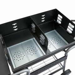Grill węglowy 40x32 cm Icarus Alpha II Trolley Naterial