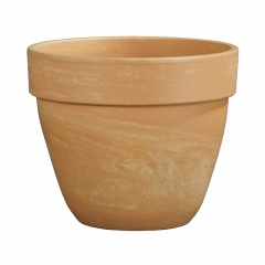 Donica gliniana Levante śr.21 cm naturalna Cermax