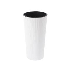 Donica wysoka Lilia śr.19 cm biała Lamela