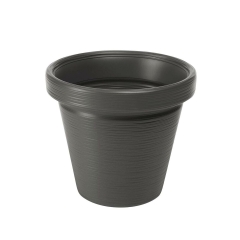 Donica plastikowa Agawa śr.55 cm antracyt Lamela