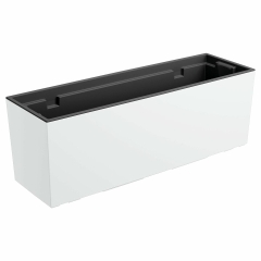 Skrzynka balkonowa na balustradę Urbi 58x18x19,5cm biała Prosperplast
