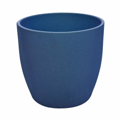 Osłonka doniczki ceramiczna Emi 11cm granatowa Ceramik