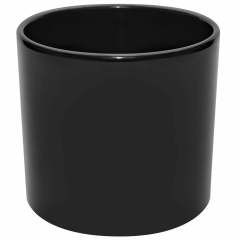Osłonka doniczki ceramiczna Walec 19cm czarna Ceramik