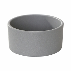 Osłonka doniczki ceramiczna Misa 18cm szara Ceramik