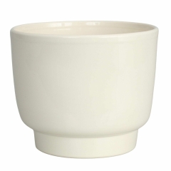 Osłonka doniczki ceramiczna Calm 13cm kremowa Cermax
