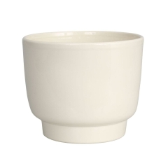Osłonka doniczki ceramiczna Calm 22cm kremowa Cermax