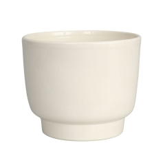 Osłonka doniczki ceramiczna Calm 20cm kremowa Cermax