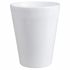 Osłonka doniczki ceramiczna Calypso 13cm biała Cermax