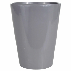 Osłonka doniczki ceramiczna Calypso 13cm szara Cermax