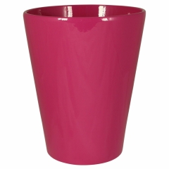 Osłonka doniczki ceramiczna Calypso 13cm różowa Cermax