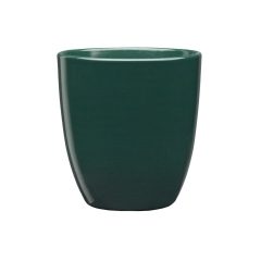 Osłonka doniczki gliniana Nova 16 cm zielona