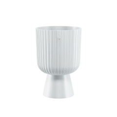 Osłonka doniczki Keli Mika 29 cm biała Form-Plastic