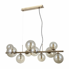 Lampa wisząca Canello złota 10 x G9 Italux
