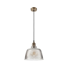 Lampa wisząca Asta brązowa E27 Lamkur