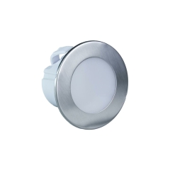 Oprawa schodowa srebrna okrągła 7.8 cm IP20 40 lm LED DPM