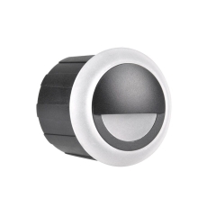 Oprawa schodowa Q4 szara okrągła 6 cm IP44 LED Goldlux