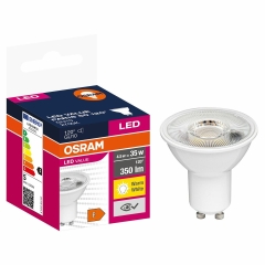 Żarówka LED GU10 4,5 W = 35 W 350 lm Ciepła biel Osram