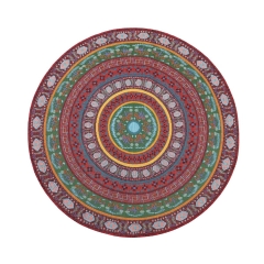 Dywan zewnętrzny Borneo multikolor okrągły ś. 120 cm