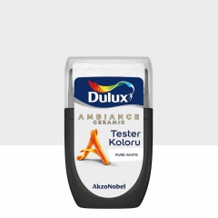 Tester farby Dulux Ambiance Pure white 30 ml