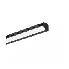 Profil aluminiowy do taśm LED czarny 2 m Kluś