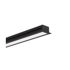 Profil aluminiowy do taśm LED czarny 2 m Kluś