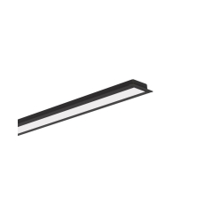 Profil aluminiowy do taśm LED czarny 2 m Kluś