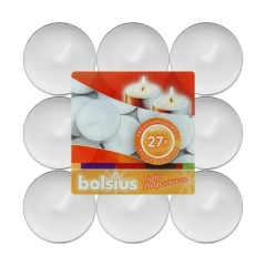 Podgrzewacz tealight 27 szt. bezzapachowy biały