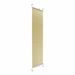 Roleta plisowana Metallic Ecru 64 x 120 cm z połyskiem