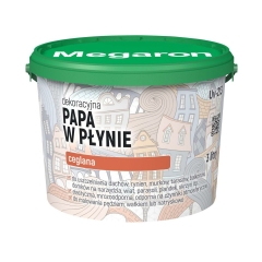 Dekoracyjna papa w płynie UV 213 Ceglana 3L Megaron