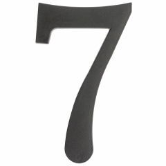 Cyfra 7 wys.18 cm plastikowa czarna