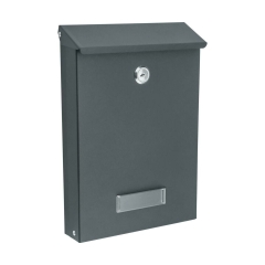 Skrzynka na listy A5 26x18.3x5.6cm szara Siena