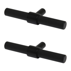 Uchwyt meblowy GoodHome Dukkah T 95 mm czarny